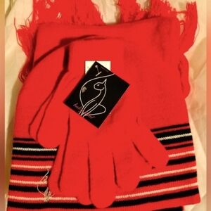 Baby Phat Women's Hat, Gloves & Scarf Set 